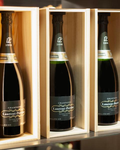 LAURENT-PERRIER - MAGNUM - Champagne AOC - Brut Millesimato Riserva 2002 - CASSETTA DI LEGNO