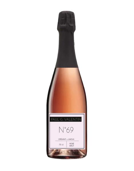 PAUL G. VALENTIN - Crémant de Limoux AOC - Rosé - Brut - 